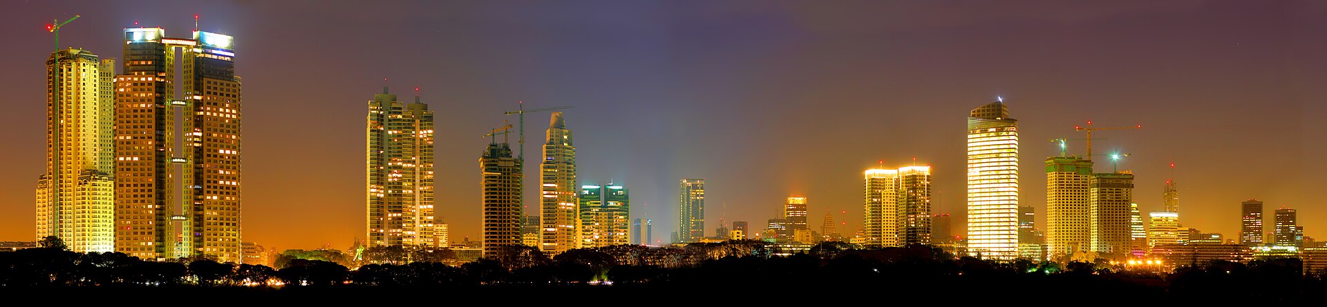 Skyline de Puerto Madero en Buenos Aires