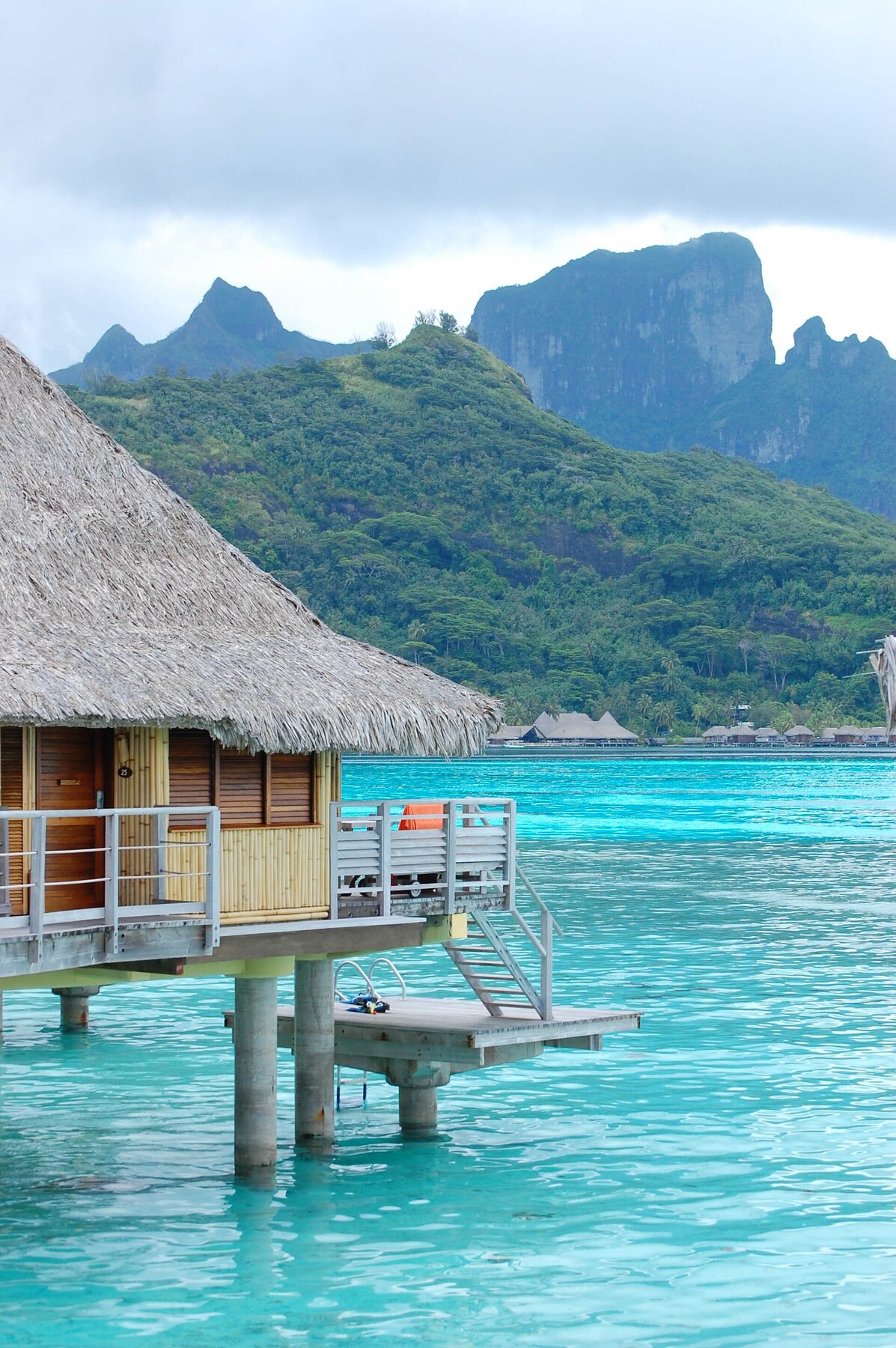 Bungalow sobre el agua en Bora Bora