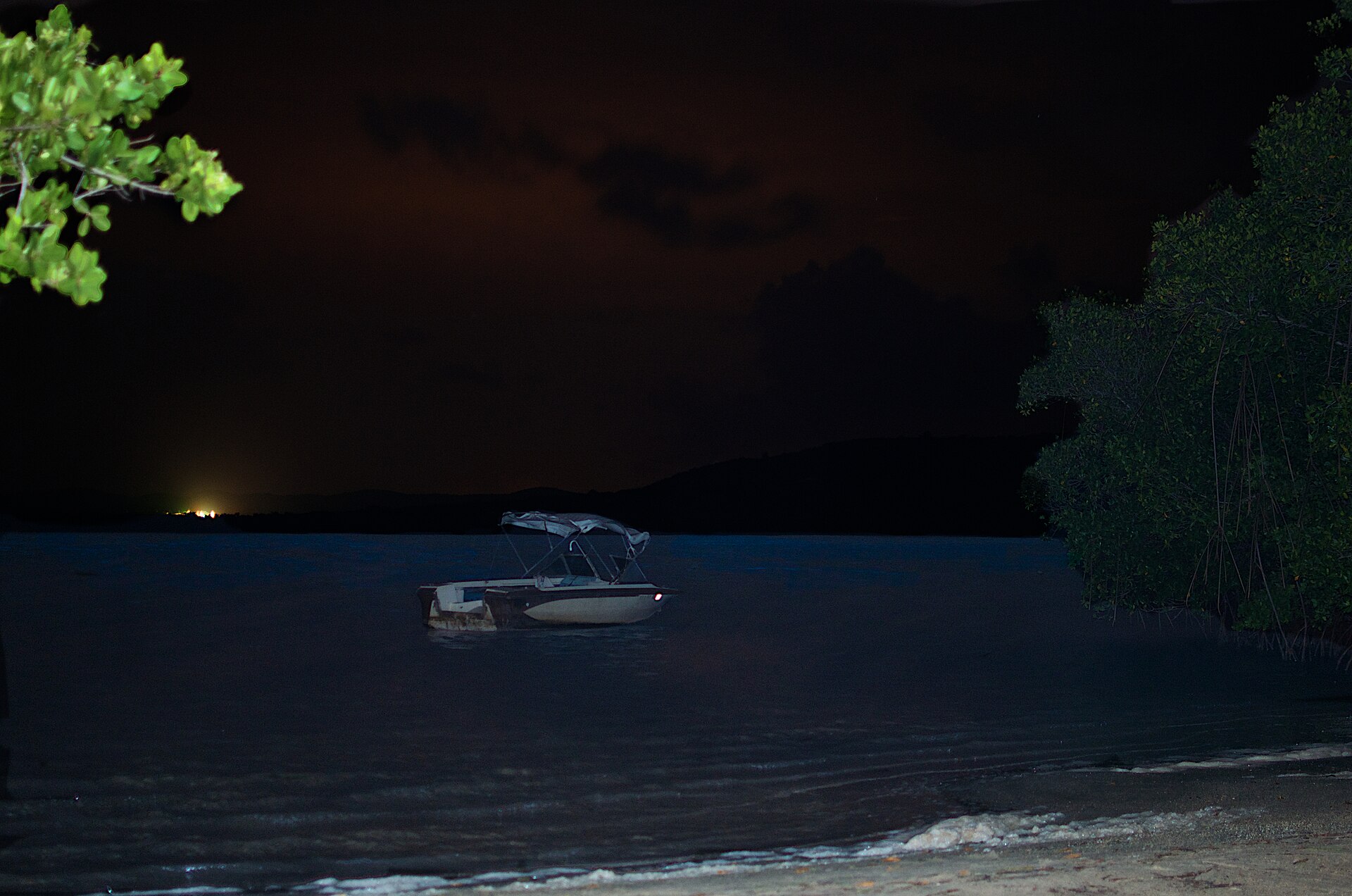 Paisaje de Mosquito Bay en Vieques