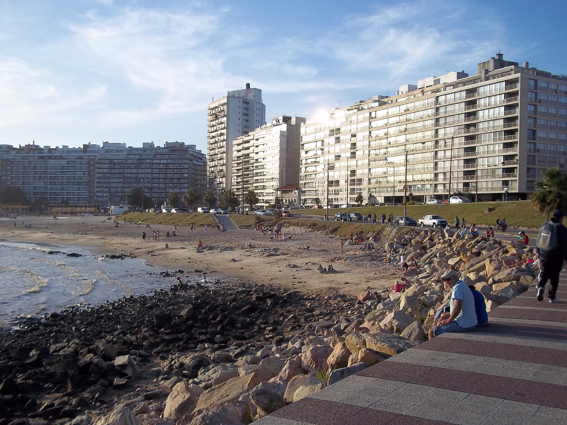 Rambla de Pocitos en Montevideo
